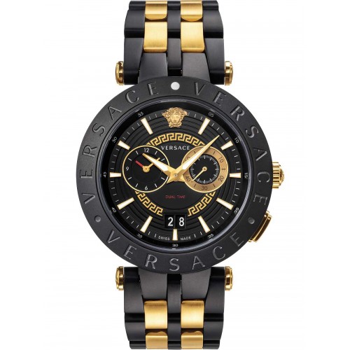 Versace VEBV00619 New New V-Race chronograph men`s 46mm 5ATM